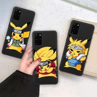 anime pokemon naruto pikachu phone case for samsung galaxy note20 ultra 7 8 9 10 plus lite m21 m31s m30s m51 soft cover