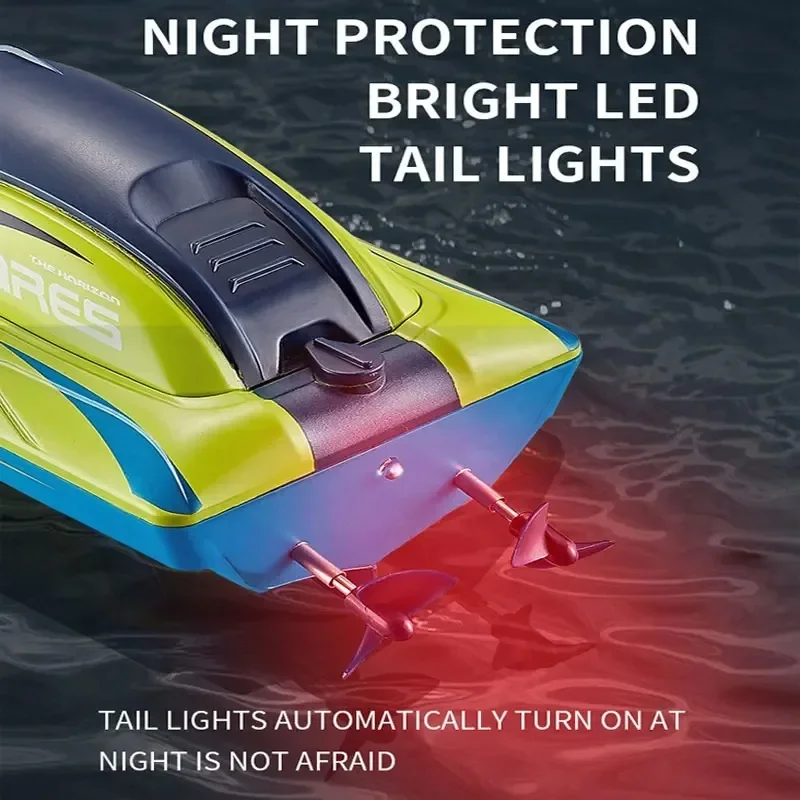 2 4G лодка с дистанционным управлением двигатель двойным рулем водонепроницаемый