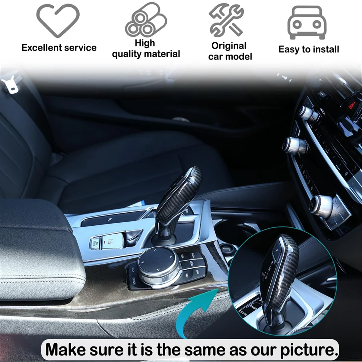 Для 5 7 серии G30 G11 G12 X3 X4 G01 G02 Автомобильная ручка переключения передач