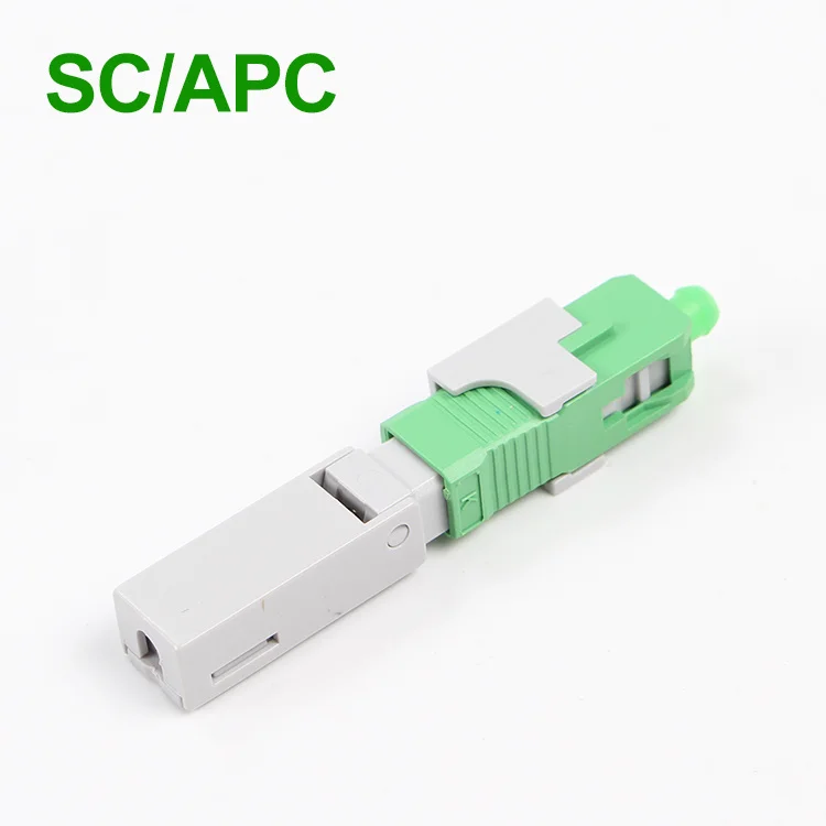 High quality Fiber Optic Quick Connector FTTH 2308 SC APC Single-Mode Fiber Optic New Model Optic Fast Connector Free Shipping