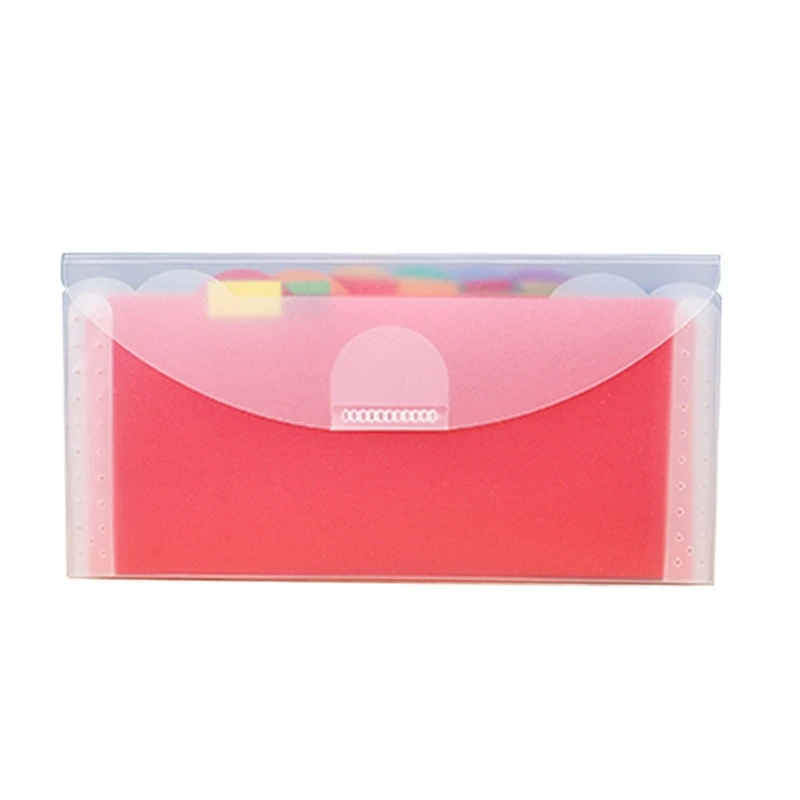 

Multi-layer File Wallet Receipt Folder Bills Organizer Holder Document Folder Box for Cashier School Office Business