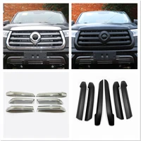 for great wall cannon gwm poer ute 2019 2022 accessories car front grille hood engine decor sticker cover moulding