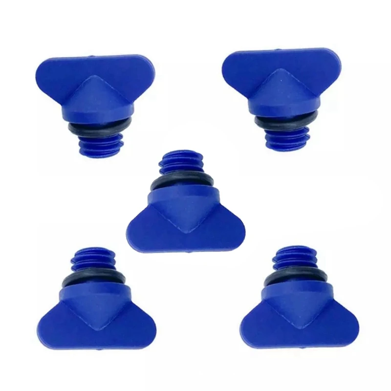 5Pcs Manifold Engine Block Drain Plug Kit Replaces Sierra 18-4226 For Mercruiser 22-806608A02 Compatible With GLM 13992