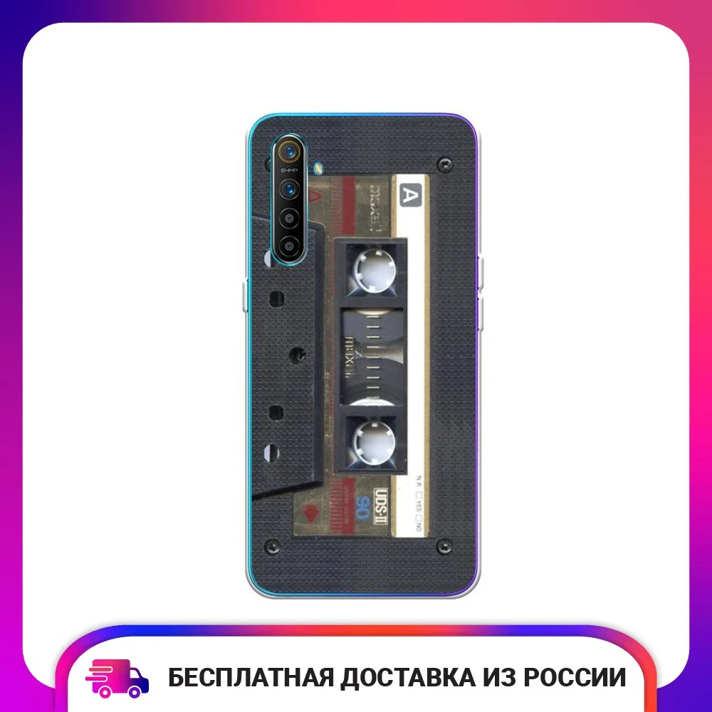 Чехол силиконовый для Oppo Realme XT Пленочная кассета защитный тонкий мягкий