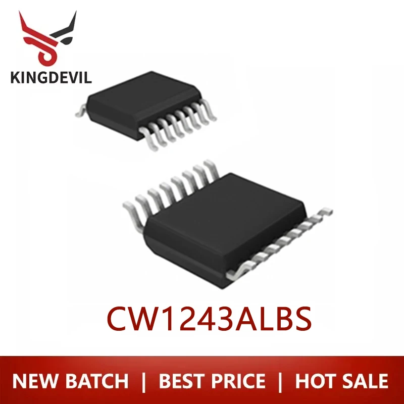 

1pcs/lot Original Genuine CW1243ALBS Lithium battery protection ic TSSOP16 4 battery protection chips TSSOP-16