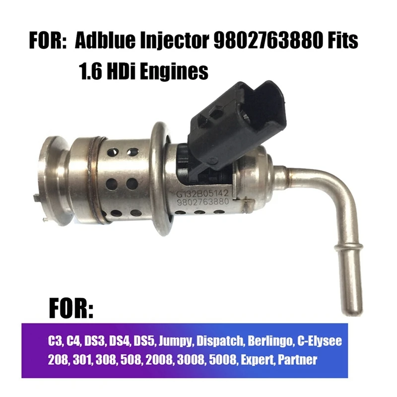 9802763880 Форсунка мочевины форсунка автомобильные аксессуары компонент для Citroen