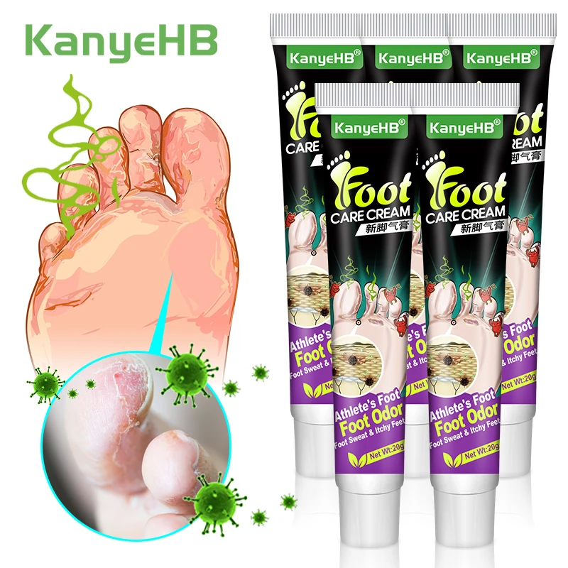 

1-3-5pcs Athletes Foot Tinea Ointment Remove Foot Odor Beriberi Ointment Inhibit Fungal Infection Anti-itch Herb Ointment