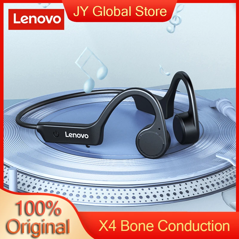 

Lenovo X4 Wireless Headphone Bone Conduction Bluetooth Earphone Sport Running Waterproof Sweatproof Dustproof 150mAh Battery X3