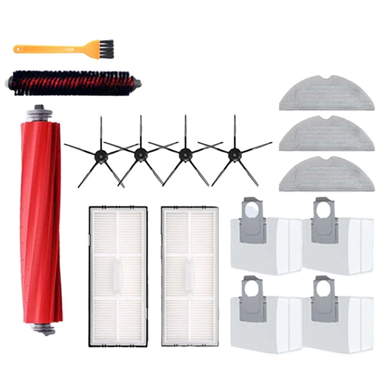 

For Roborock S7 Maxv Ultra S7 Pro Ultra Accessories S7 Maxv Plus Hepa Filter Dust Bag Robot Vacuum Cleaner