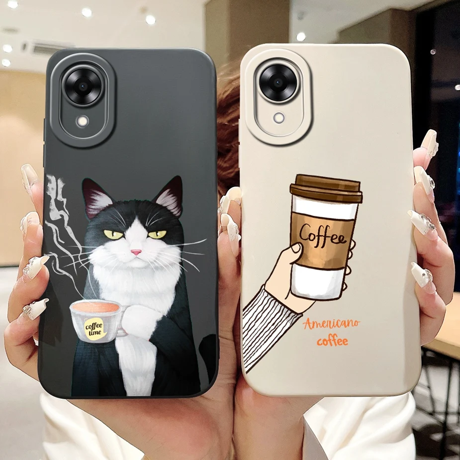 Для Oppo A17 чехол A17K CPH2471 Новый Модный с рисунком в виде конфет 6 56 ''мягкий