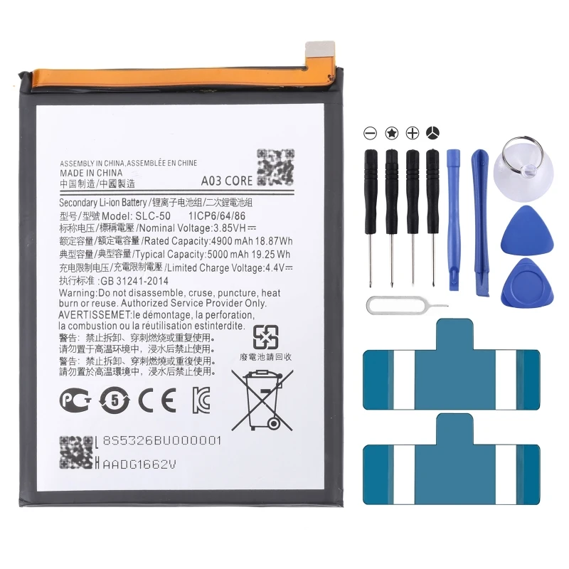 

For Samsung Galaxy A03 Core 5000mAh SLC-50 Battery Replacement