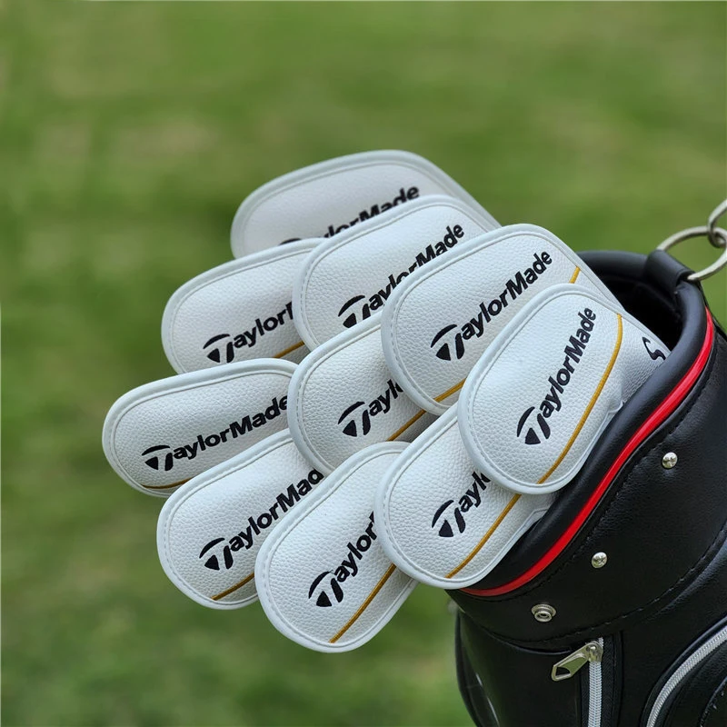 

PU Golf Irons Covers Set Golf Club Magnet Headcover Fit Most Irons Golf 3456789PAS 10Pcs/set Golf Accessory