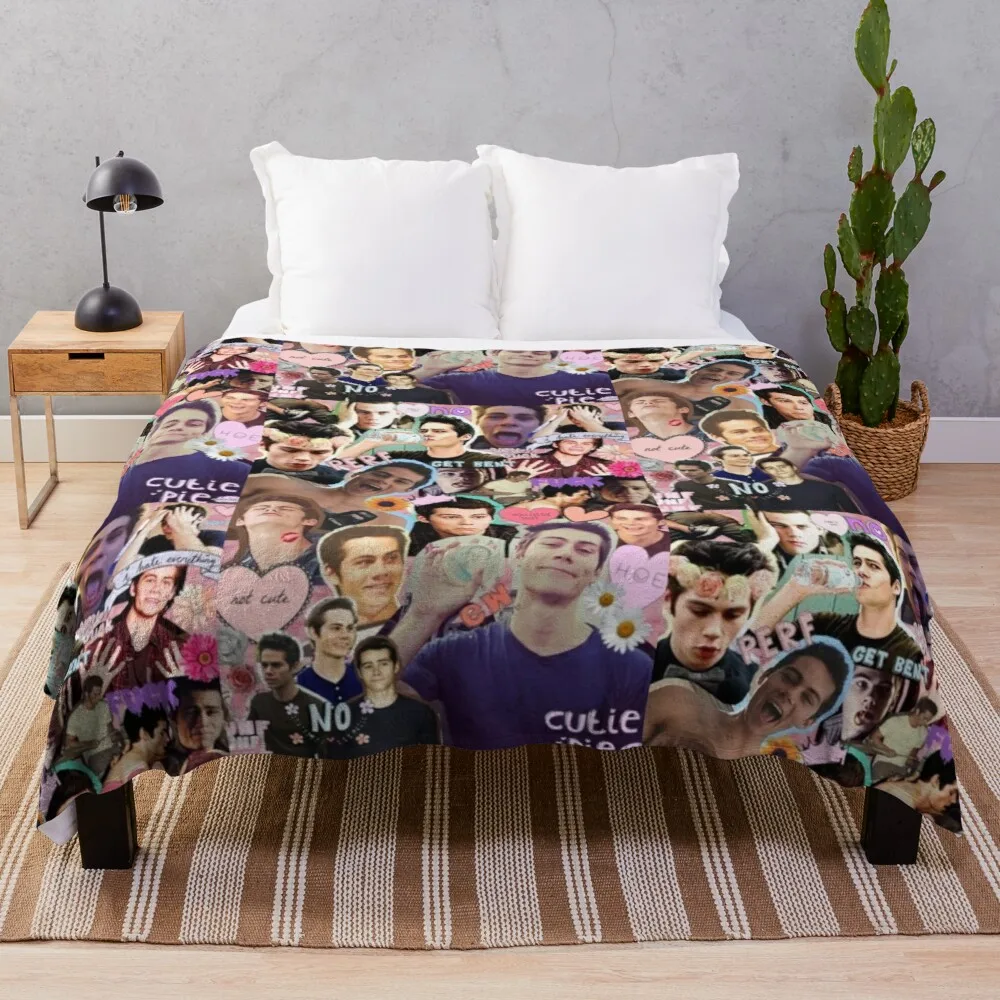 

Dylan Orien collageThrow Blanket Microfiber Fabric Large Fluffy Plaid Large Knit Plaid Plush Fabric