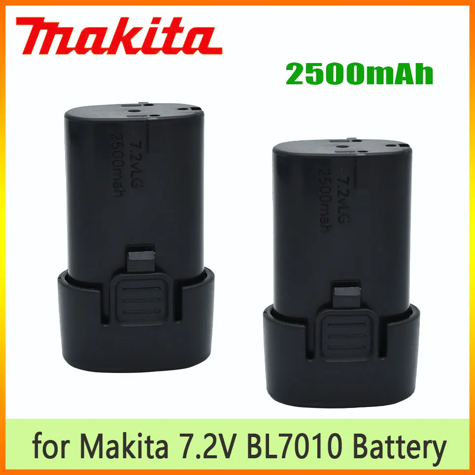 BL7010 7.2V Makita 2500mAh Li-ion Rechargeable Battery 100% New for Makita TD090D DF030D DF330D TD021 ML704 194355-4 194356-2