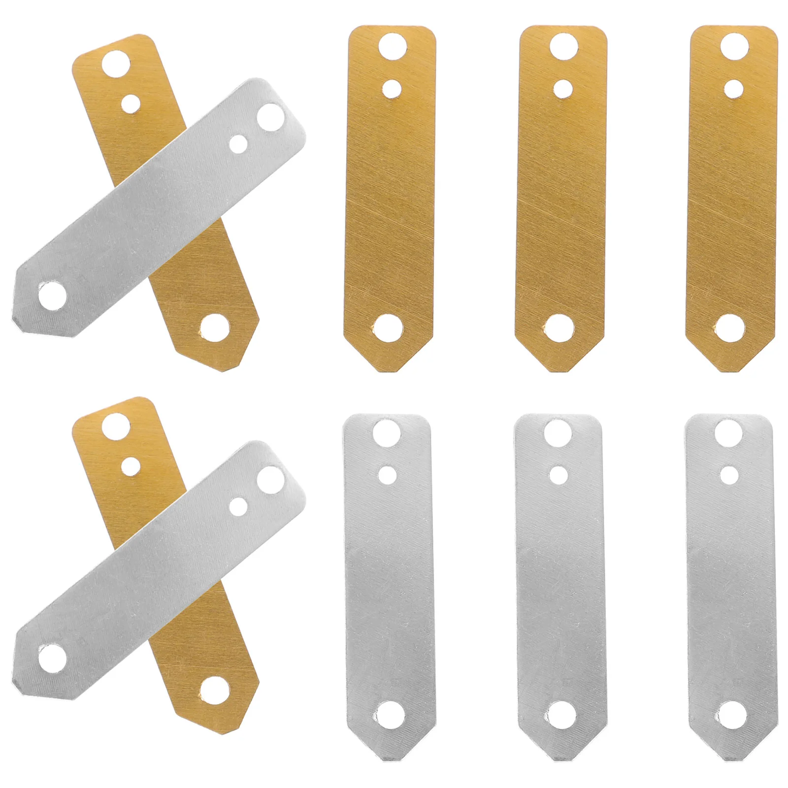 

10 Pcs Electrode Material Zinc Strip An Fittings Copper Sheet Anode Primary School