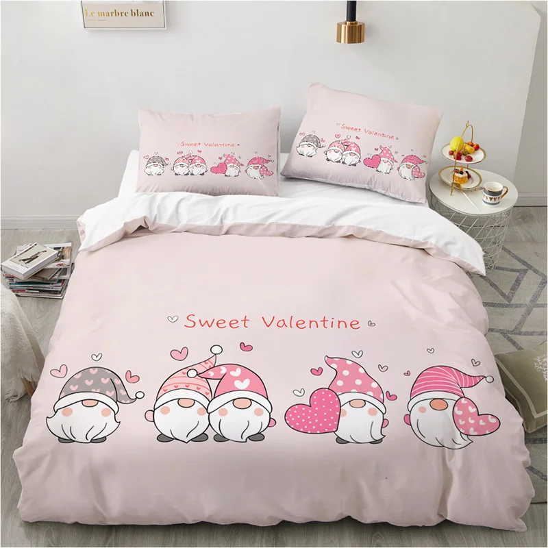 

3D Flamingo Unicorn Dancing Girls Bedding Set Twin Full Size For Teens Kids Girls Bedroom Decor Cartoon Animals Pink Duvet Cover