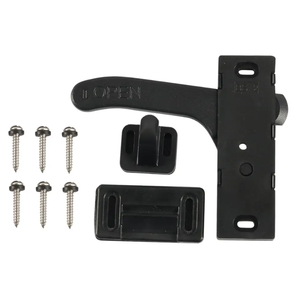 

RV Screen Door Latch Handle for RV Trailer Motor Home Cargo Trailer Black