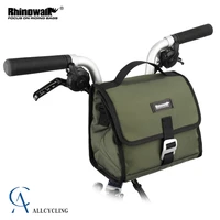 2022 new rhinowalk bicycle handlebar bags bike waterproof handlebar basket bike front tube bags cycling accessories