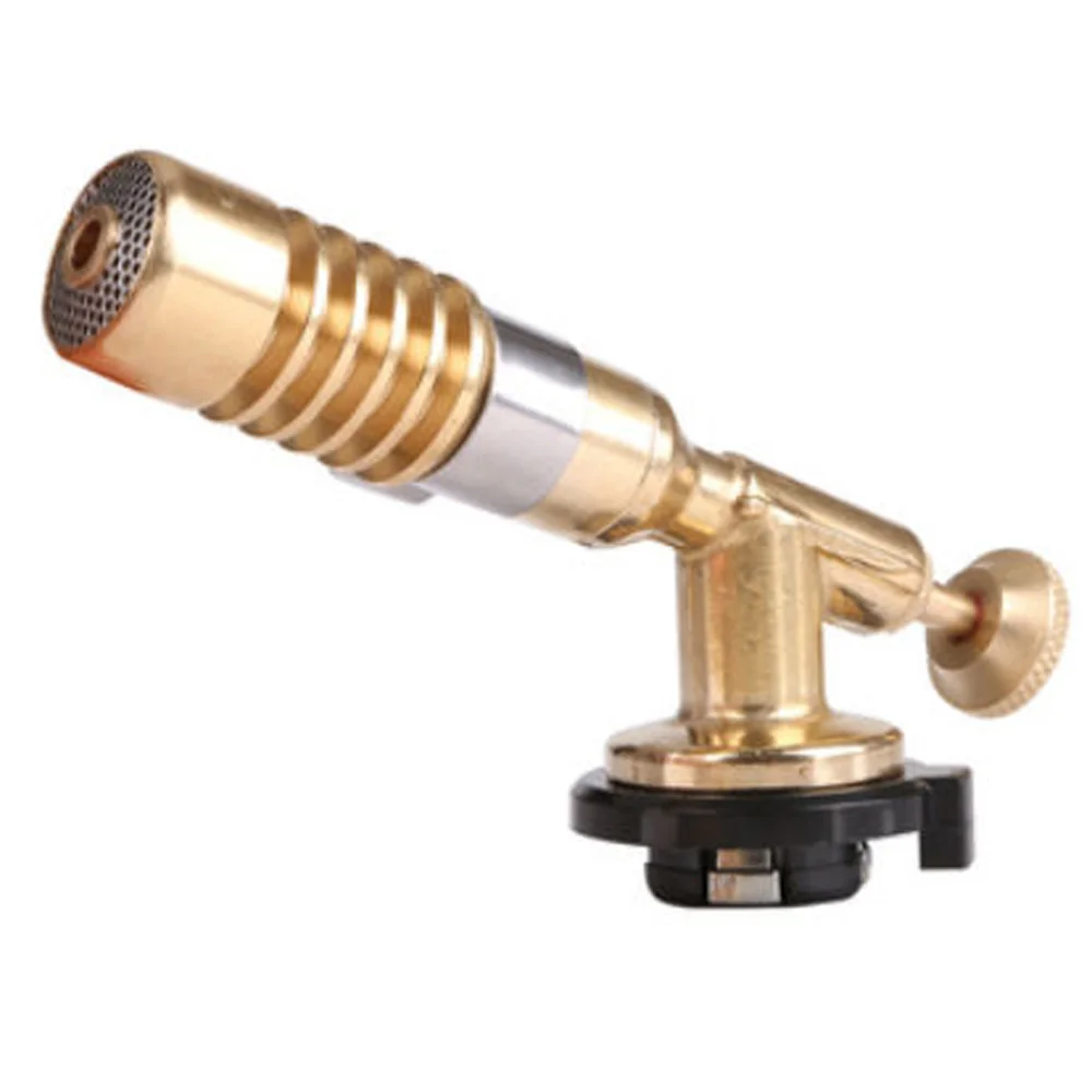 

Welding Torch Portable Gas Torch Flame Gun High Temperature Brass Mapp Gas Turbo Torch Brazing Solder Propane Welding Plumbing