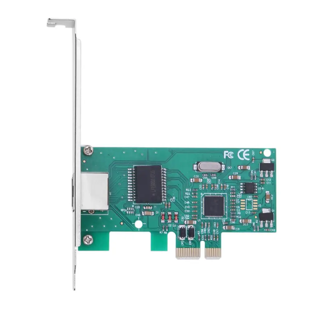 Сетевой контроллер 8111C самонастраивающаяся Gigabit Ethernet PCI-E карта RJ45 Lan адаптер