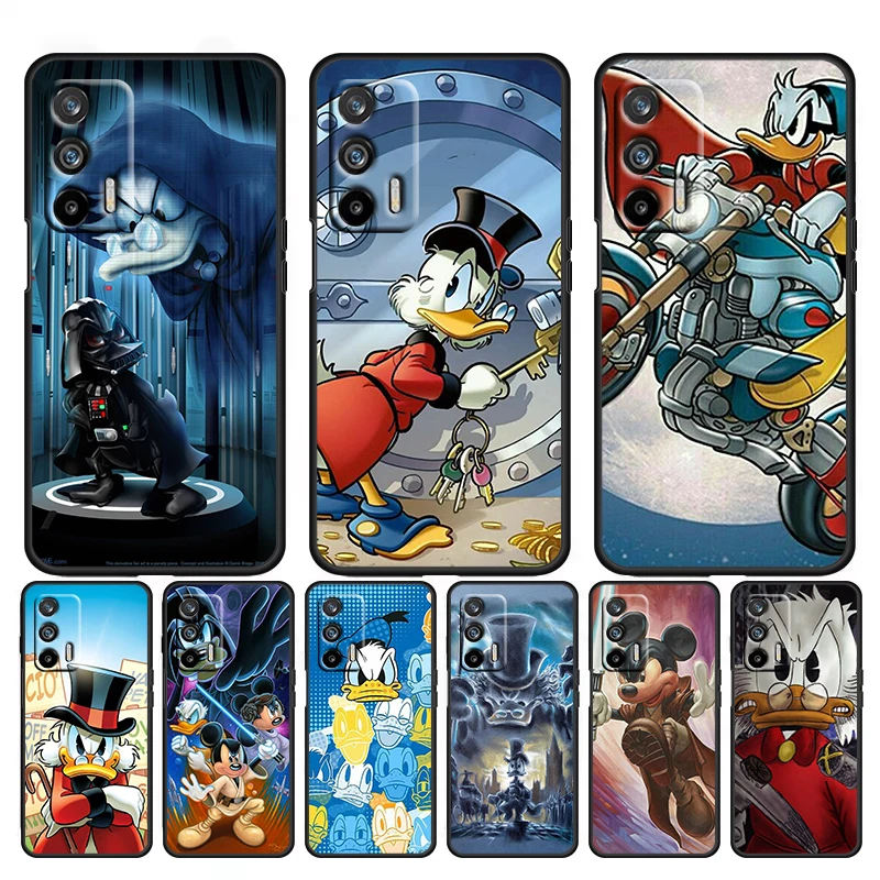 

Donald Duck Disney Cute For OPPO Reno 9 8 7Z 6 5 4Z 2Z Lite Pro SE Neo 4G 5G Silicone Soft Black Phone Case