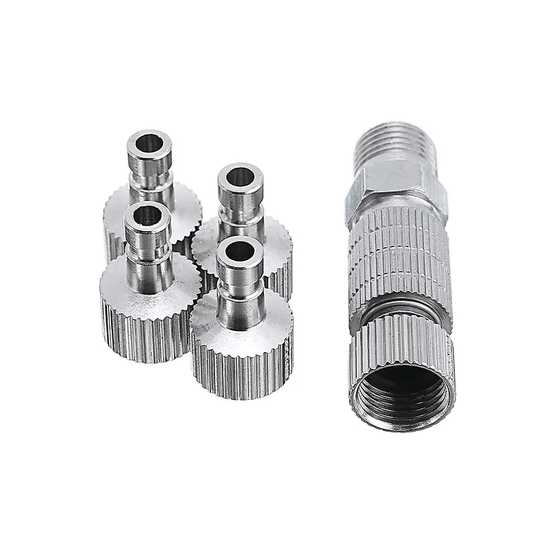 

1 шт. быстроразъемный соединитель для воздушного шланга аэрографа + 4 дополнительных адаптера для аэрографа 1/8 BSP сменный пневматический сое...