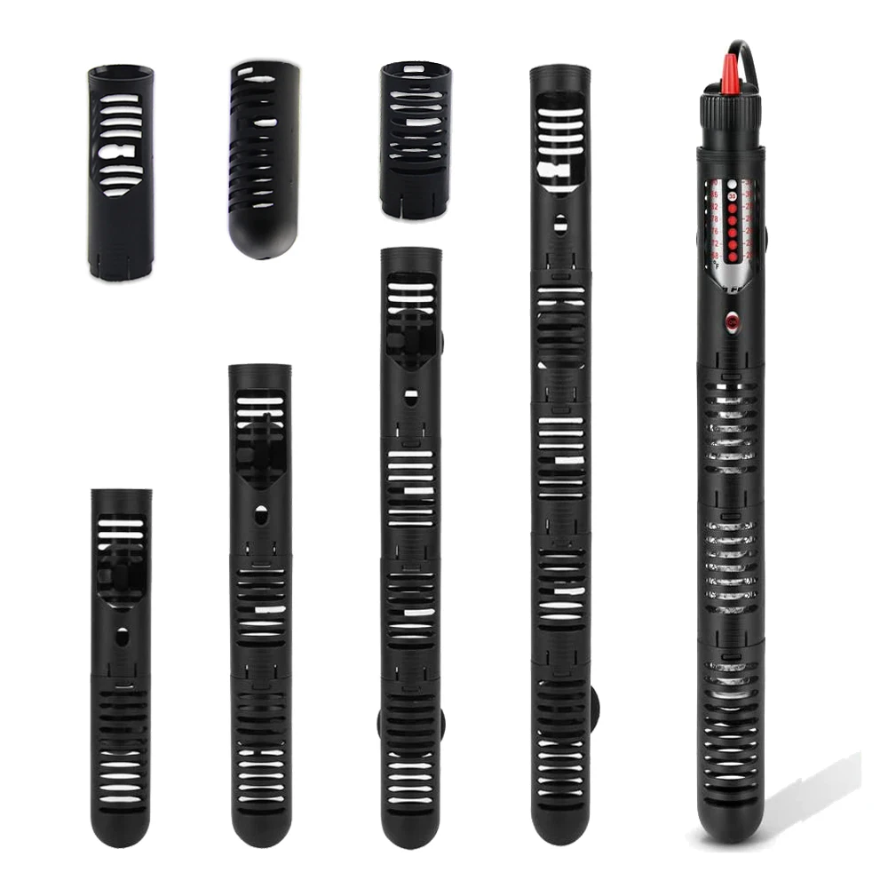 

Aquarium Heater Guard Protector Detachable Fish Turtle TankHeating Rod Sleeve Plastic Protective Cover With Suction Cup ID 2.9CM