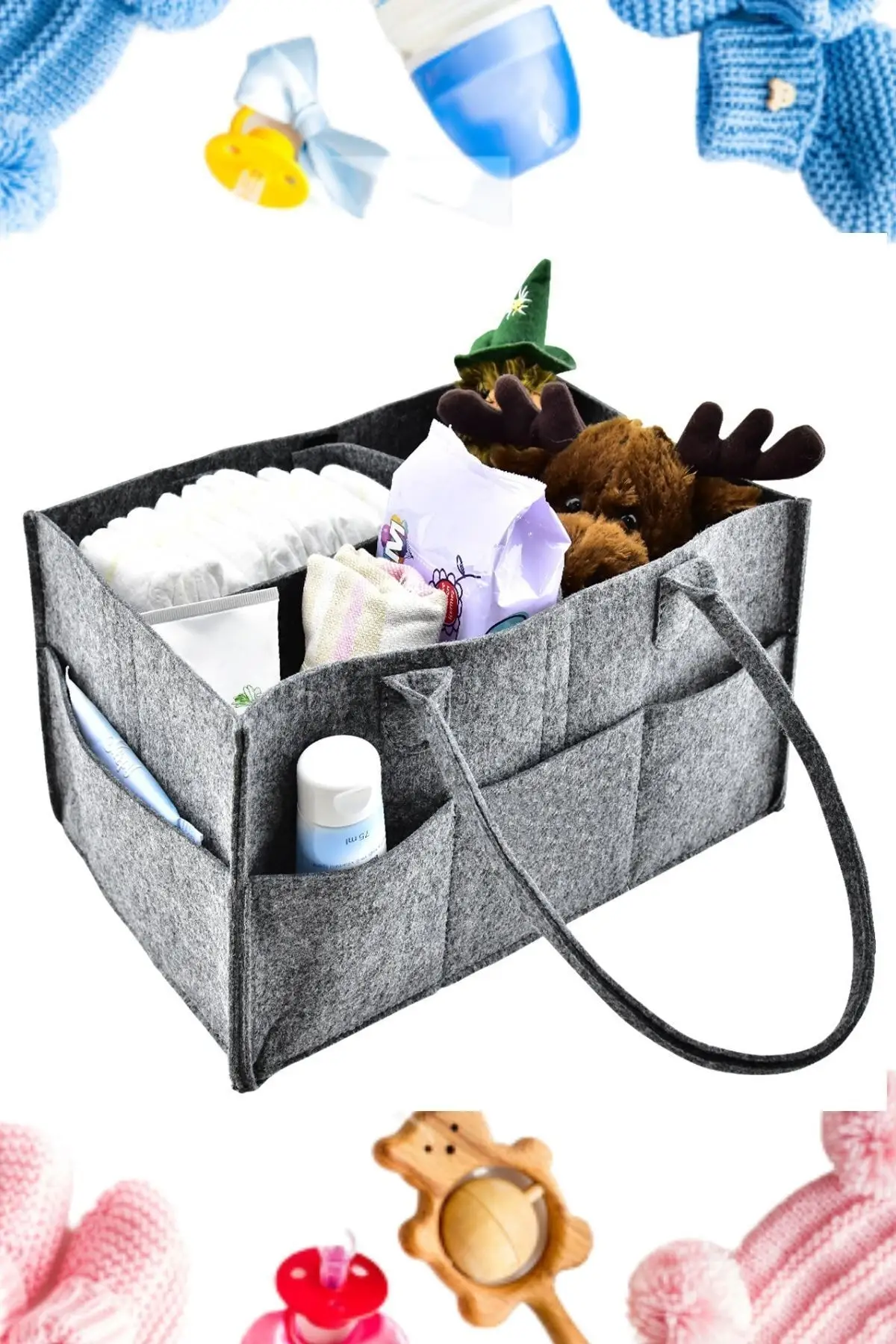 

Felt Mother Baby Care Bag