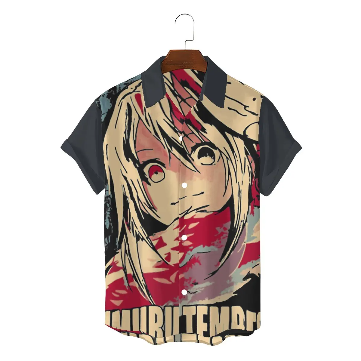 

Рубашка RIMURU DEMON LORD в стиле хип-хоп, 3D рубашка в тот раз, когда я получил реконструированную форму как слайм, аниме, для отдыха, новая рубашка дл...