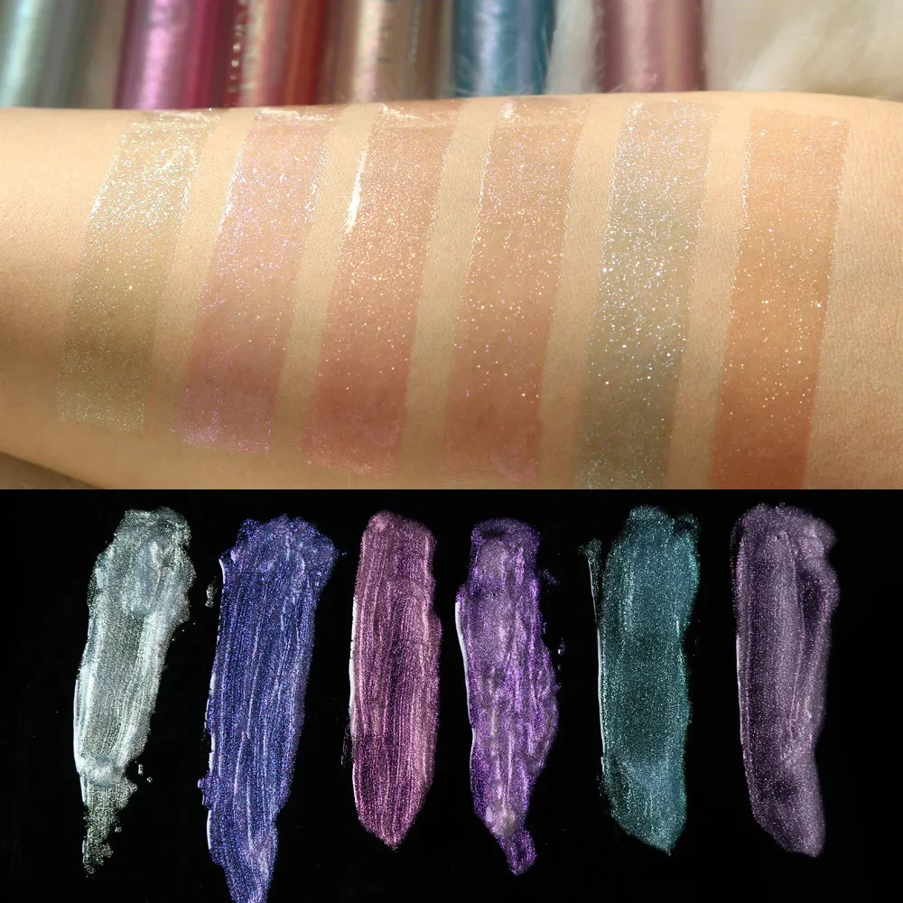 Алмазный Блестящий Блеск для губ стойкий увлажняющий 7 цветов Яркий глянцевый