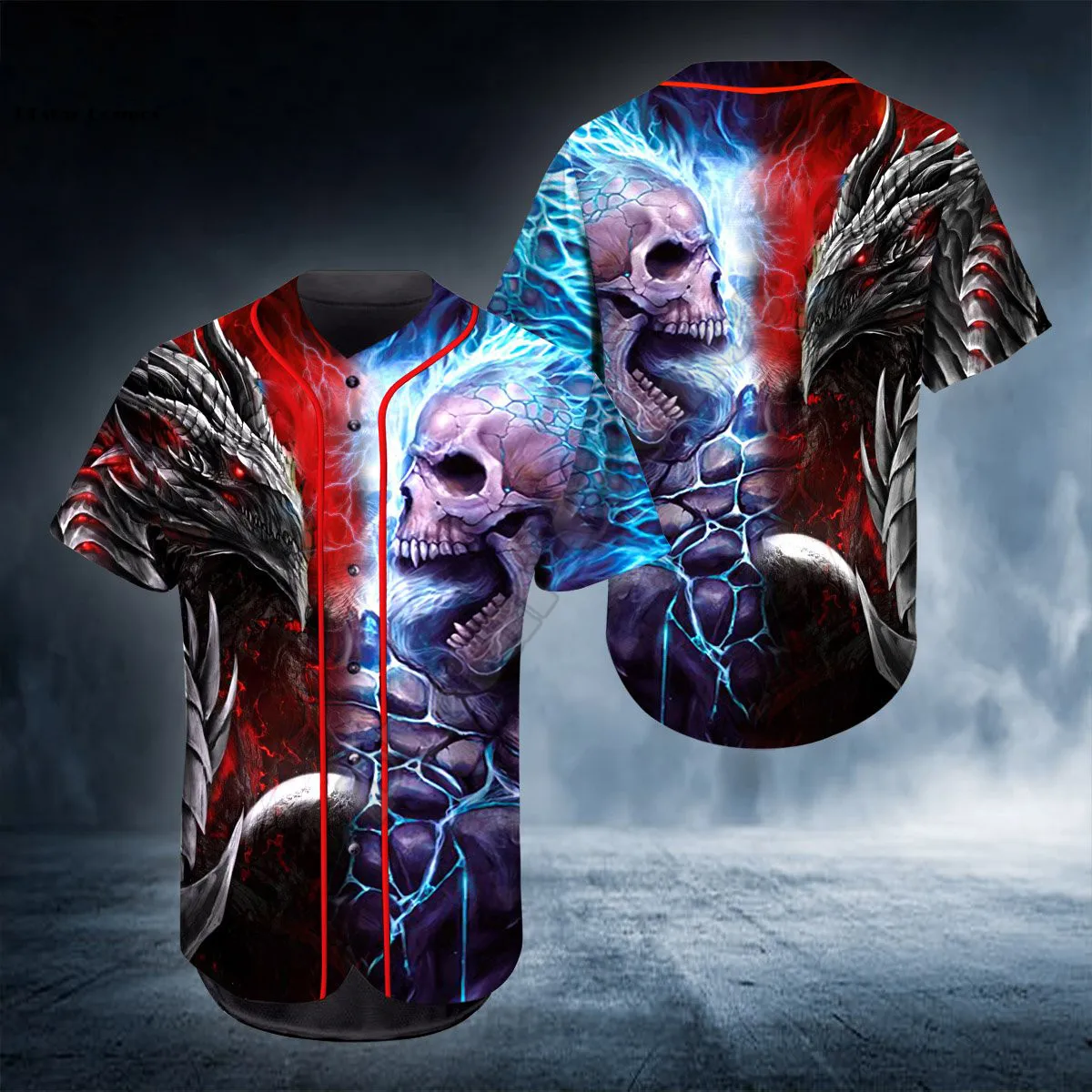 Viking Inside Me Baseball Jersey Shirt Baseball Shirt 3D All Over Printed Shirts hip hop Tops Love Skull Gift