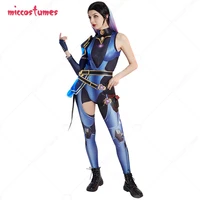 women%e2%80%99s game bodysuit cosplay costume with pants and earrings for women halloween cosplay costume
