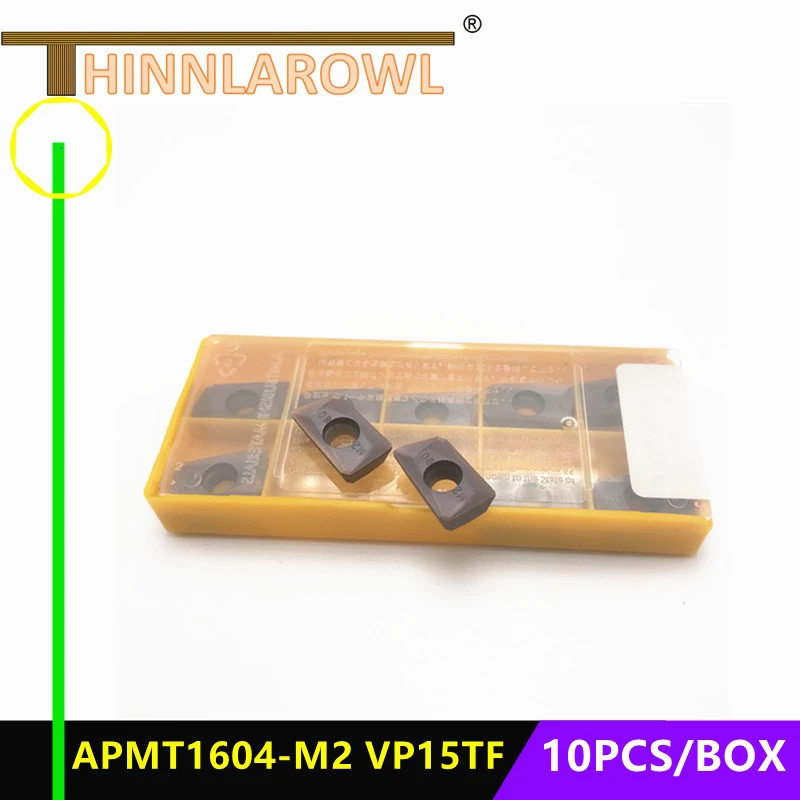 APMT1604 M2 VP15TF H2 APMT1135 vp15tfкарбидный концевой фрезерный инструмент Фрезерный Φ APMT1604PDER
