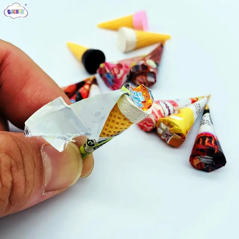 

3 шт./набор, игрушечный мини-домик-мороженое