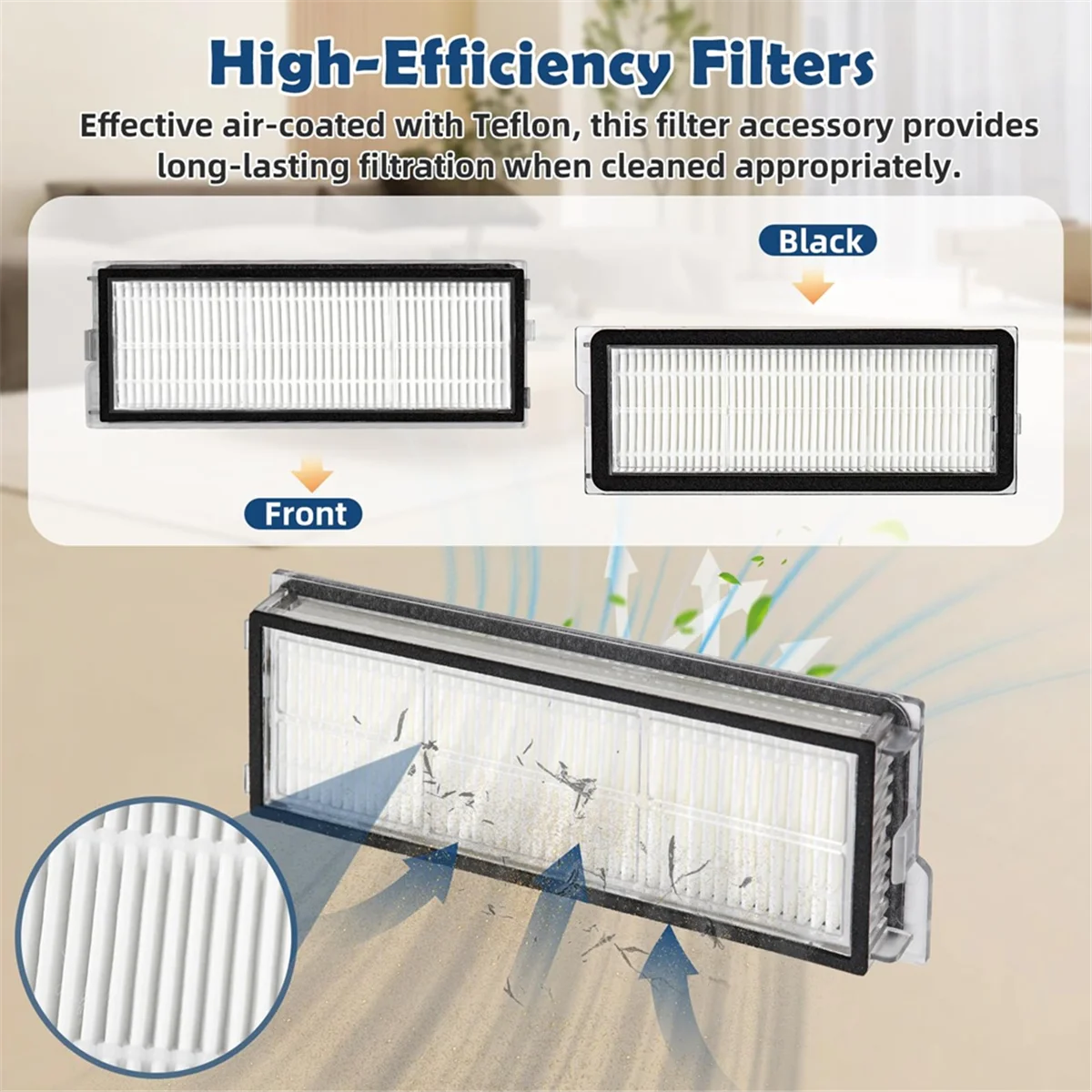 Аксессуары для пылесоса Roborock Q Revo Pro MaxV S Основная щетка HEPA-фильтры Мешки пыли