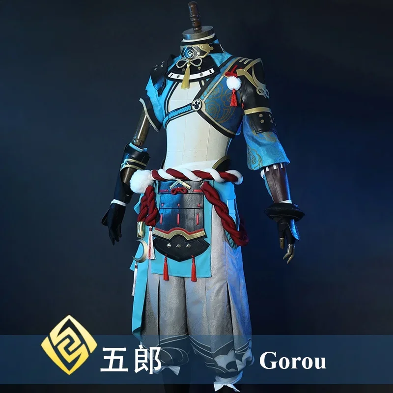 Аниме! Genshin Impact Gorou Geo Bow игровой костюм великолепная униформа косплей Хэллоуин