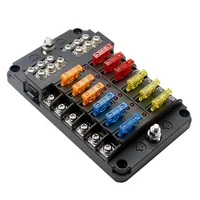 12 Ways Plastic Cover Negative Fuse Block Bolt Connect Terminal Vehicle Car Accessories Tools Boat Marine Auto Official Store