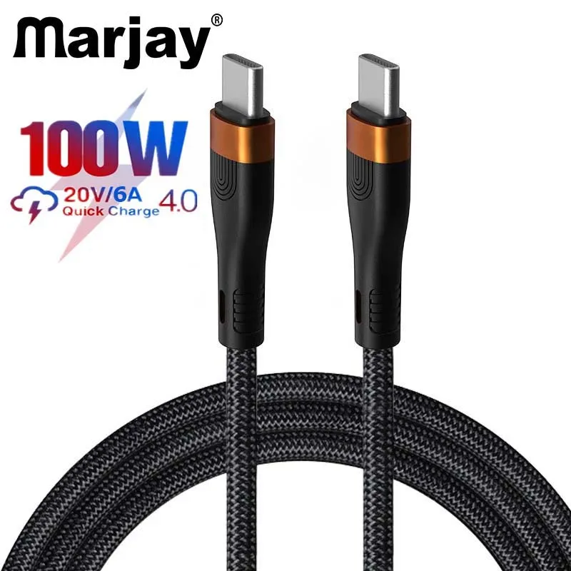 

Кабель зарядный USB Type-C на USB 100 Вт, 60 Вт, 6 А