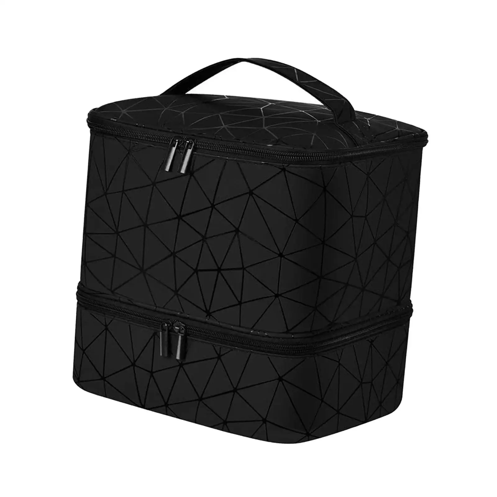 

Double Layer Nail Polish Carrying Bag Holder Storage Bag Top and Bottom