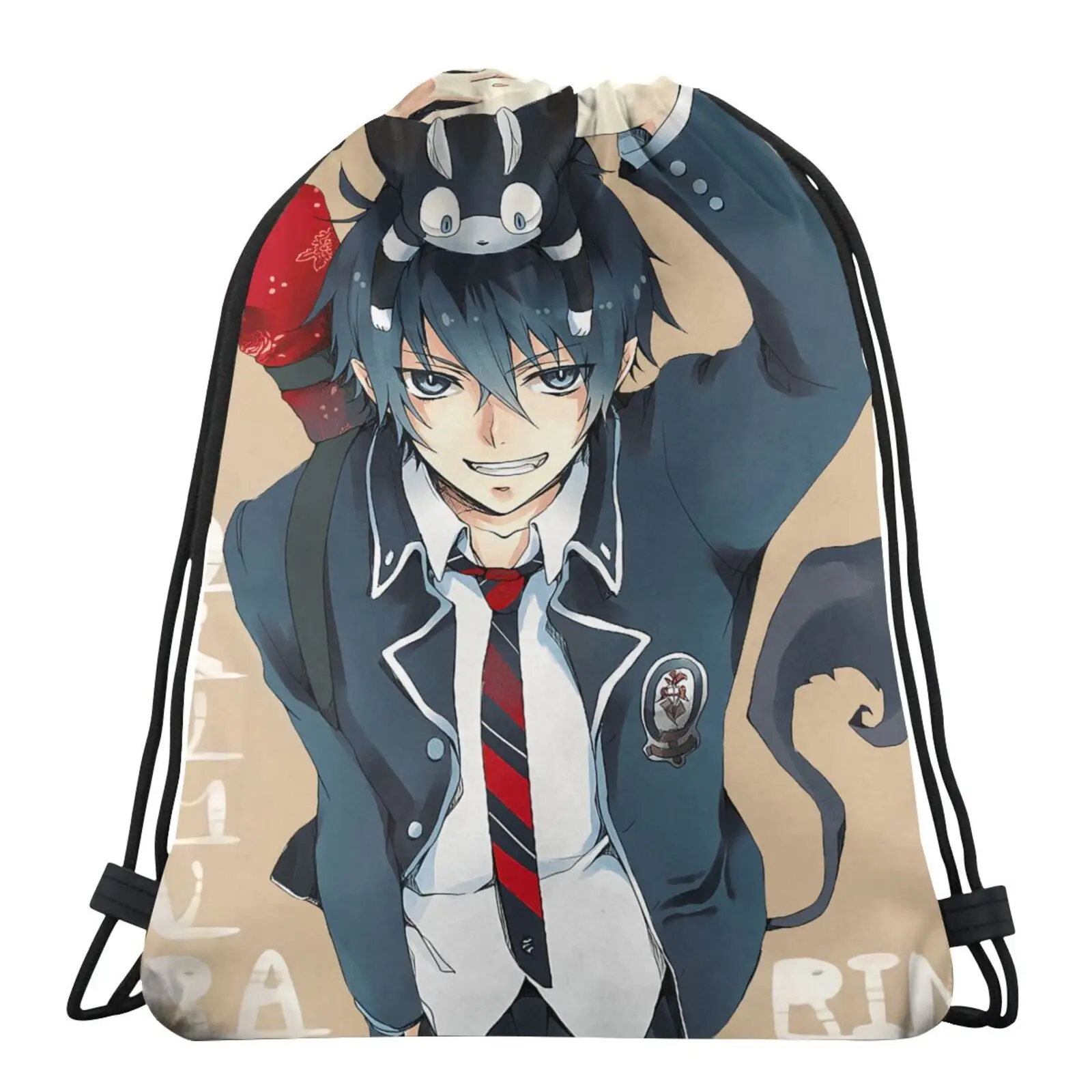 

Blue Exorcist Color Blue Exorcist Bag Lace Backpack Packing Bags Pouch Bag Bag Woman Package Waterproof Bag Backpack With Cord