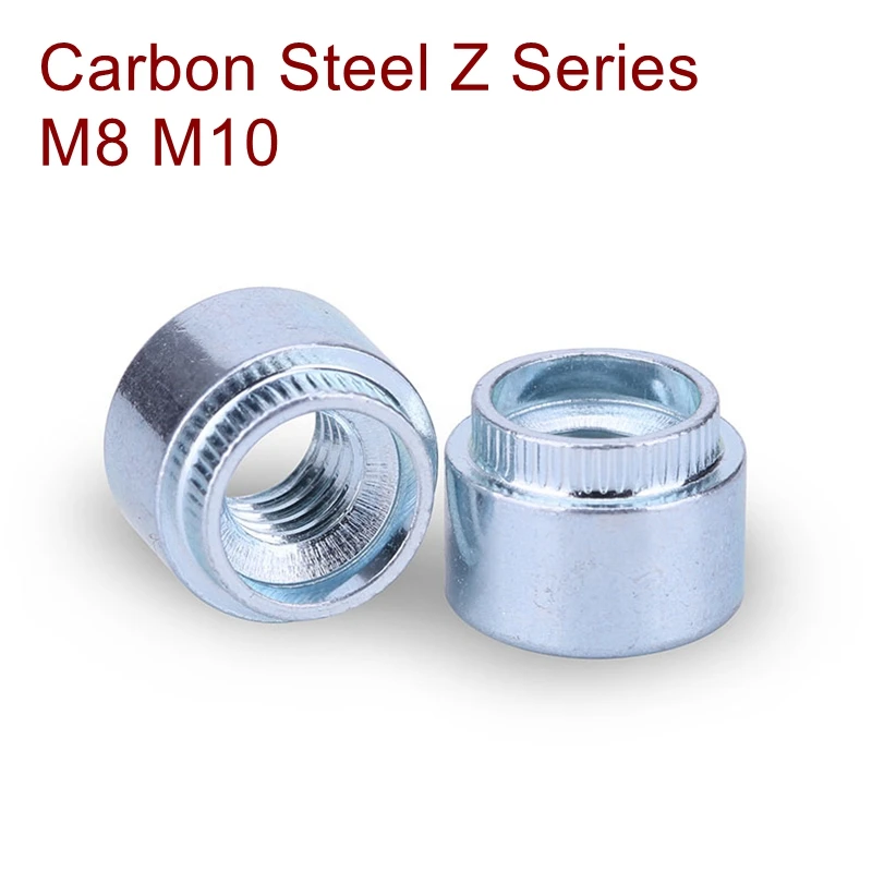

Carbon steel zinc plated round self-clinching nut Z series Pressure riveting nut Z-M8 M10