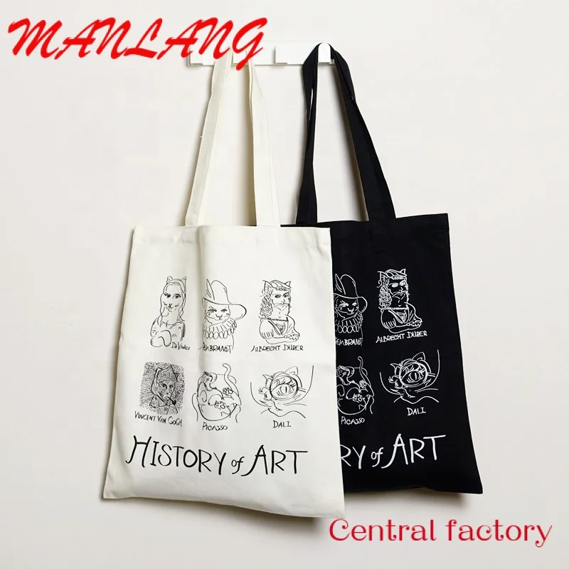 

Custom Promotional Personalized Blank Plain Cotton Canvas Bags Reusable Shopping Cotton Tote Bags With Custom Printed Logo