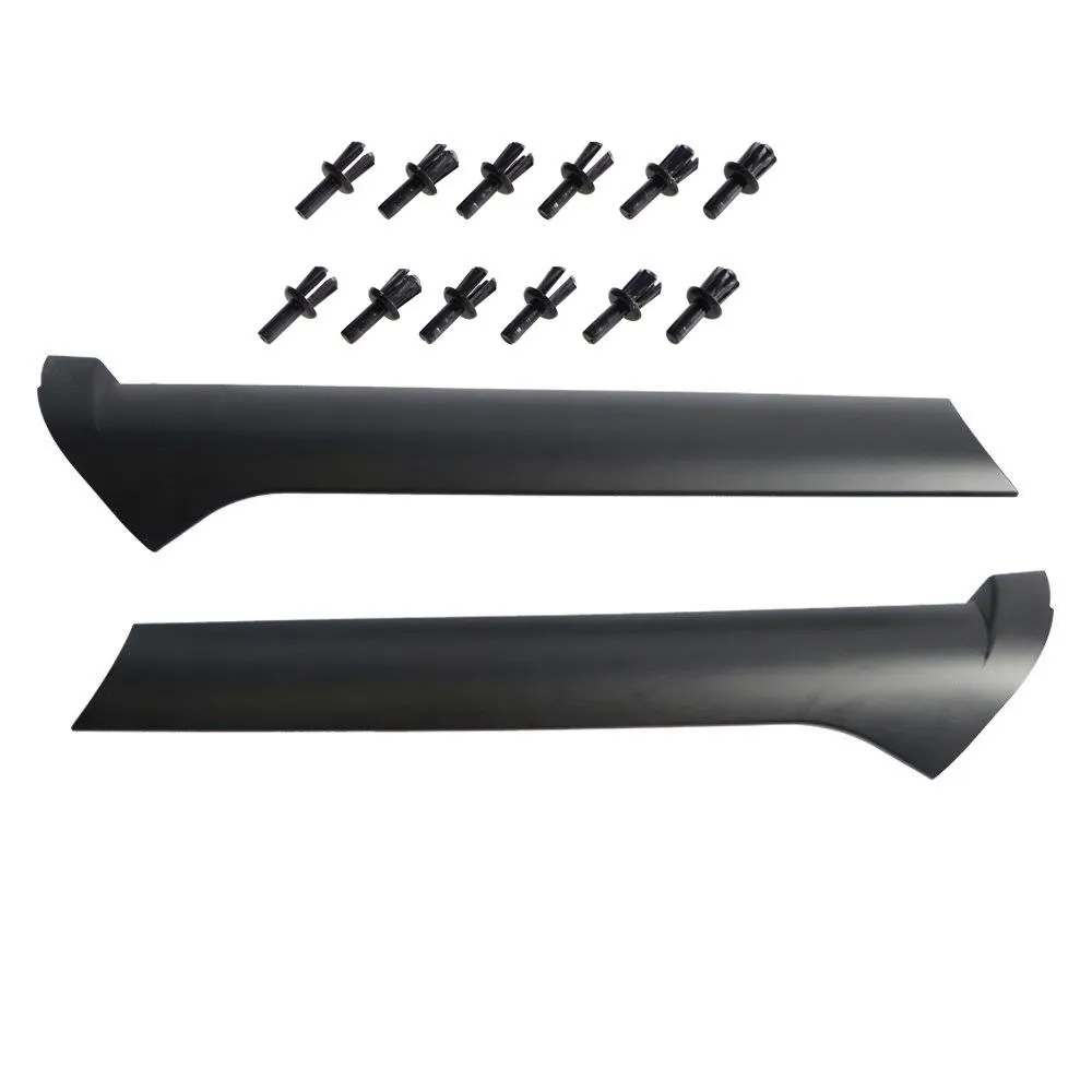 

1 пара внешнего лобового стекла переднего лобового стекла, молдинг правой и левой стороны для Land Rover Discovery 2 1999-2004 DCB500060PMA DCB500070PMA