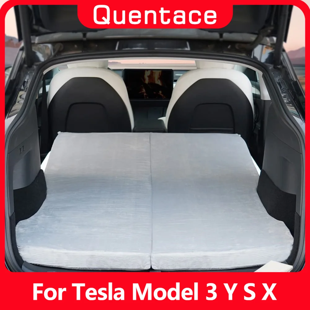 

Camping Mattress for Tesla Model Y/X Memory Foam Mattress, Storage Bag & Sheet Provided, Portable, Space Saver, in Car Sleeping