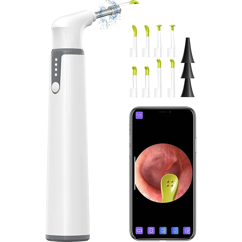 Scopearound 3.9mm Wireless Otoscope Ear Camera,720P HD WiFi Ear Scope with Lights for Kids and Adults Support Android and iPhone