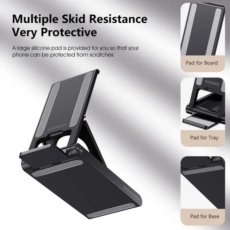 

Desk Phone Bracket New Foldable Phone Holder For IPhone14 13 IPad Adjustable Moblie SmartPhone Support Universal Portable Stand