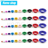 100sets metal eyelets grommets metal hole eye rings mix color for leathercraft diy shoes belt cap bag tags clothes scrapbooking