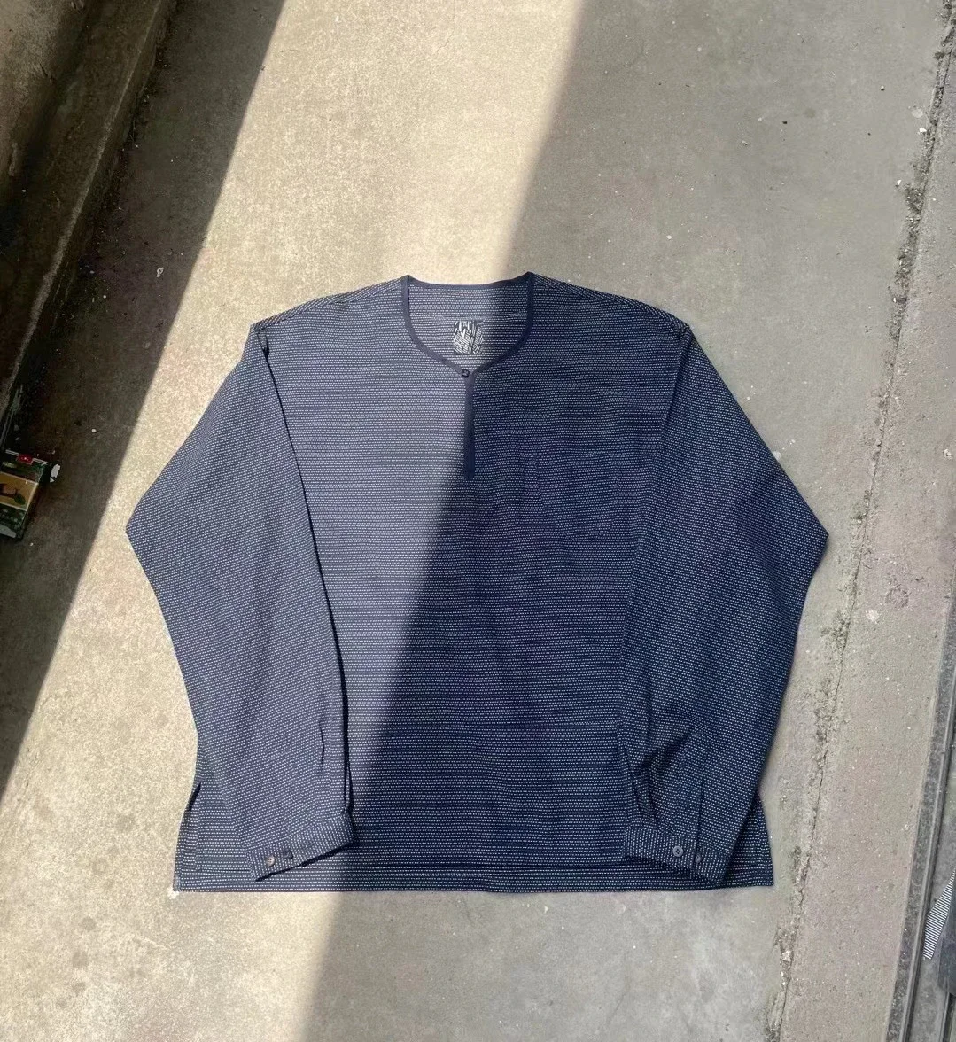 Фото Новая модель 2026 VISVIM ICT TUNIC P.O. Рубашка с длинными рукавами Thorn Kendo для людей, увлекающихся кэндо. №1