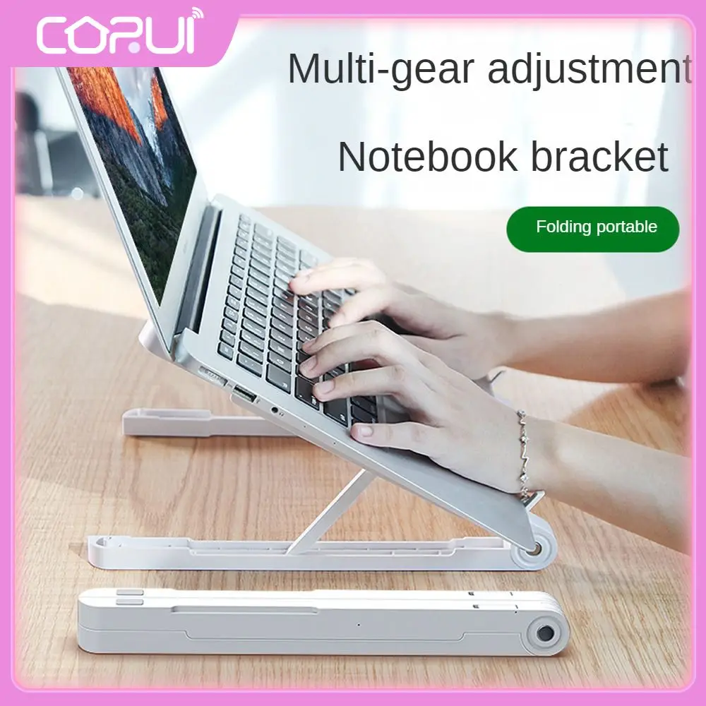 

Durable Laptop Stand Pbt Mixed Laptop Holder Anti-skid Computer Bracket Multifunctional Bracket Portable Cooling Stand Stable