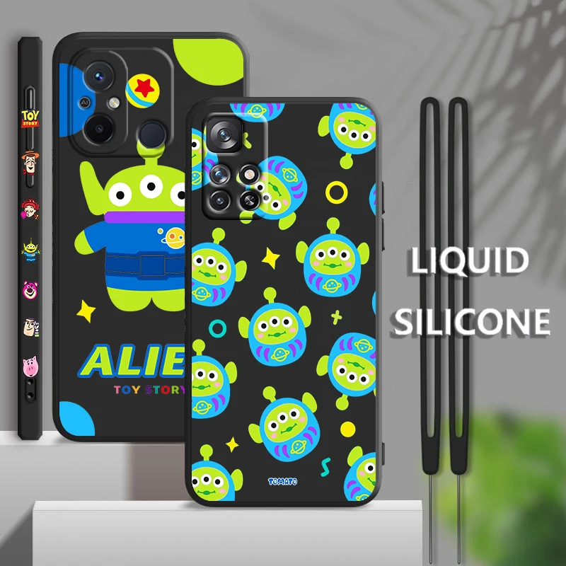 

Toy Story Buzz Lightyear For Xiaomi Redmi 12C 11 Prime A1 10 10X 9 9A 9T 9AT 8 8A 7 6 4G 5G Liquid Rope Soft Phone Case Fundas